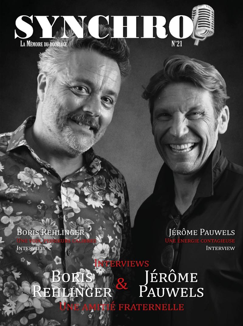 Couverture du magazine Synchro numéro 21 — Boris Rehlinger et Jérôme Pauwels