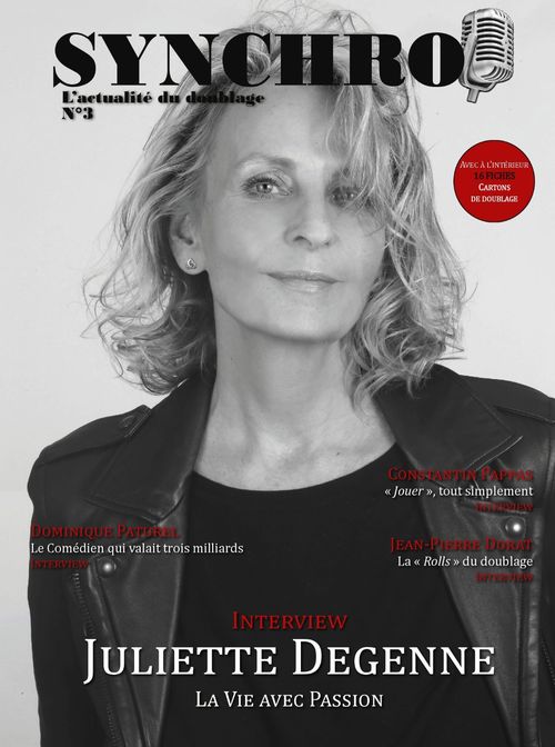 Couverture Synchro n°3 — Juliette Degenne