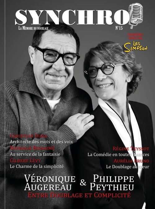 Couverture Synchro n°15 — Véronique Augereau & Philippe Peythieu